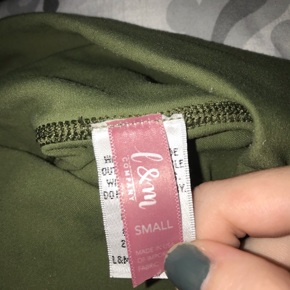 Olive green leggings - Picture 2 of 4